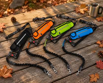 Freehound Ranger — No-Pull Bungee Hands-Free Running Leash with Pocket