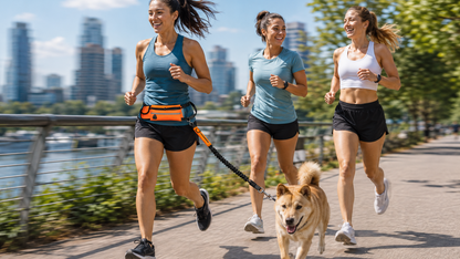 Freehound Ranger — No-Pull Bungee Hands-Free Running Leash with Pocket